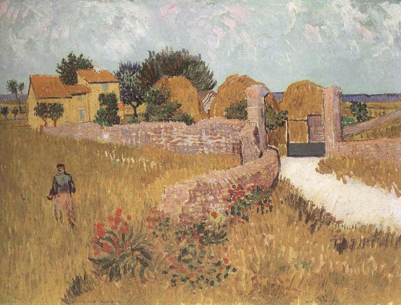 Vincent Van Gogh Bondgard in Provence oil painting image